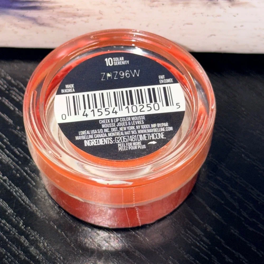 Maybelline New York Cloudtopia Cheek & Lip Mousse Solar Serenity 10 Peach